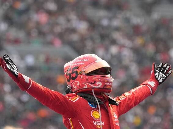 F1 Mexico Grand Prix LIVE: Carlos Sainz wins from pole position ahead of Lando Norris