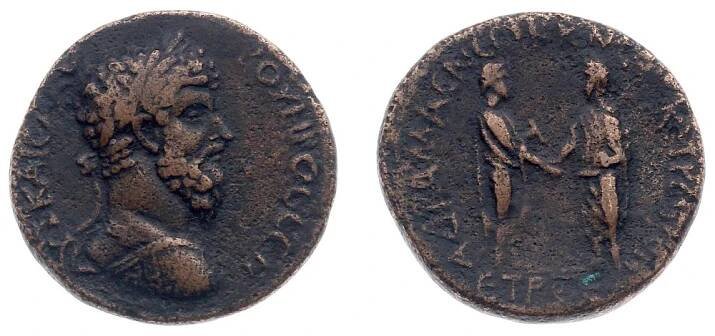 Lucius Verus - with Marcus Aurelius rare coin (D2057)