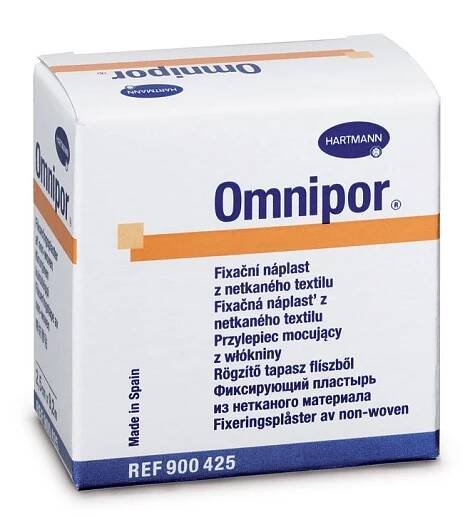 Omnipor Náplast netkaný textil 2,5 cm x 9,2 m cívka 1 ks