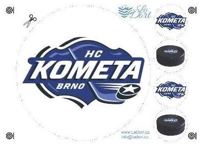 LaDort HC Kometa Brno - A4 - 00366 Materiál: Jedlý papír