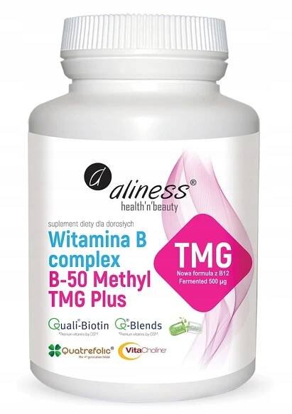 VITAMÍN B50 Komplex s B12 Methylkobalamin 100 kap