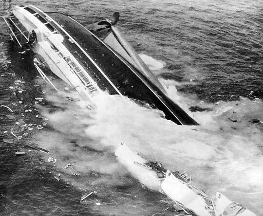 Zkáza lodi Andrea Doria: náraz byl tak silný, že cestující mizeli ve vteřině