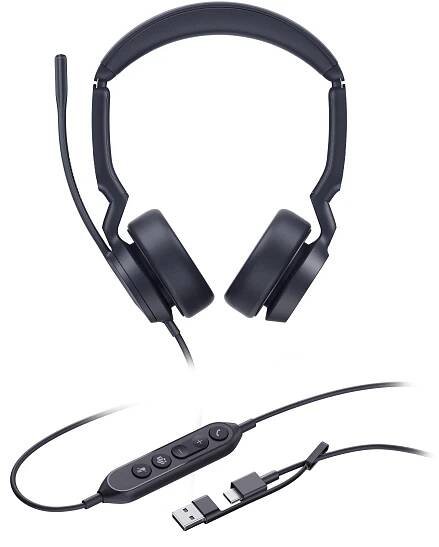 Sluchátka YEALINK UH44 Dual Teams USB-C/A (1308186)