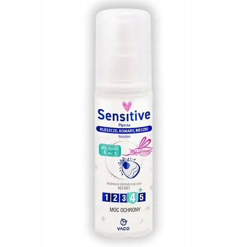 Nový tekutý sprej na komáří klíšťata 80 ml pro děti od 6 měsíců věku VACO