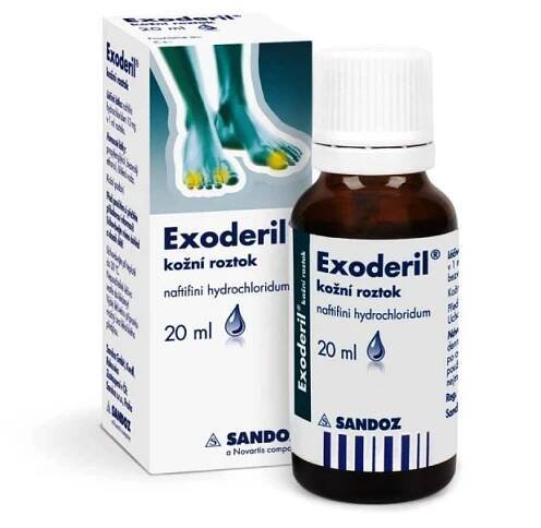 EXODERIL 10 mg/ml kožní roztok 20 ml