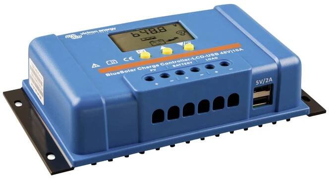 solární regulátor Victron Energy Blue-Solar PWM-LCD a USB solární regulátor nabíjení PWM 48 V 30 A