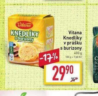 Billa Vitana knedlíky v prášku s burizony nabídka