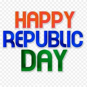 Happy Republic Day free PNG transparent download