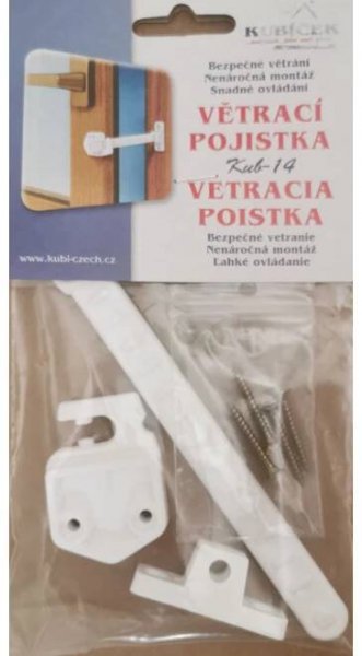 Větrací pojistka KUB-14 bílá