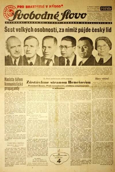 Moderní-Dějiny.cz | Parlamentní volby 1946 na stránkách tisku jednotlivých stran NF