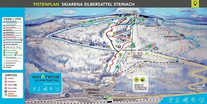 Pistenplan Skiarena 24