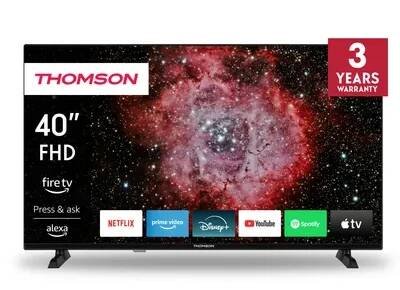 Obrázek produktu pro Thomson 40" (100 cm) FHD Fire TV s hlasovým ovládáním Alexa, AirPlay, Wi-Fi, HDR10, Dolby Audio, Bluetooth 5.0, trojitý tuner, 40FF2S34 - 2025