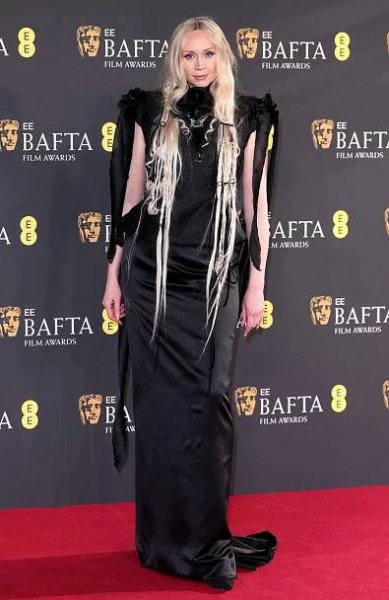 Gwendoline Christie attends the 2025 EE BAFTA Film Awards at The Royal Festival Hall on February 16, 2025 in London, England.