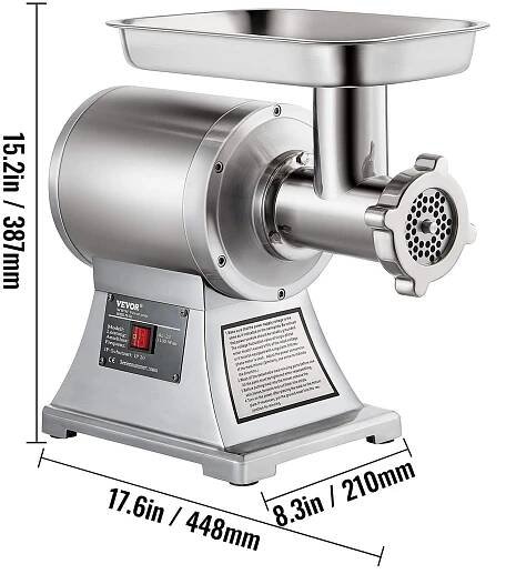 Elektrický mlýnek na maso 250 kg/h | 1100 W - Image 6