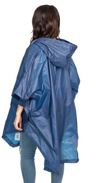 Trespass Unisex pončo pláštěnka Canopy navy blue univerzální | Patro.cz