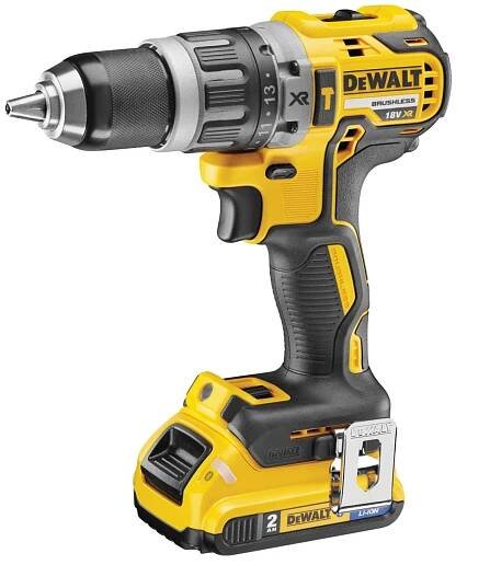 Vrtačka aku DeWalt DCD796D2, 18V 2x Li-Ion 2Ah, bezuhlíková, příklep 4790 Kč
