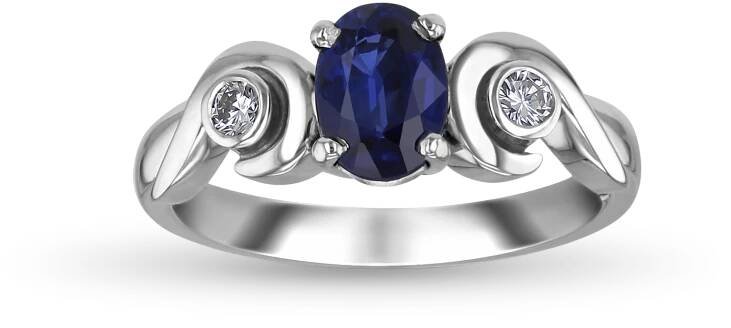 Faith Ring Catherine Best Dev Sapphire Platinum 