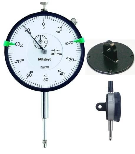 Číselníkový úchylkoměr Mitutoyo 0-20/0,01 mm, průměr 78 mm, s očkem