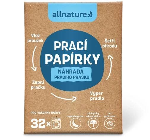 Allnature Prací proužky 16 ks (32 praní)
