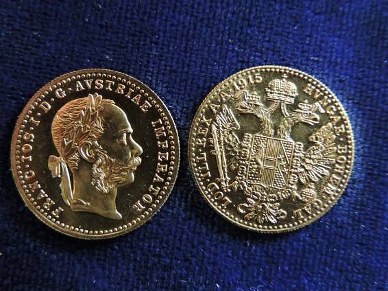 zlatý 1 dukát Franc Josef 1915