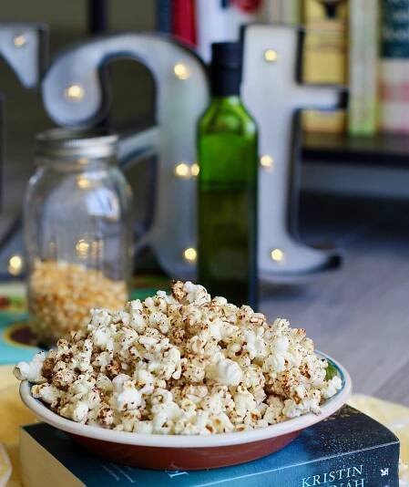 Pumpkin Spice Kettle Corn - Thyme for Honey