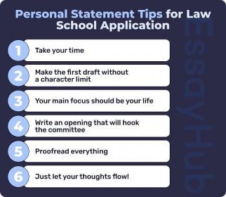 Personal Statement Tips for Law School Application