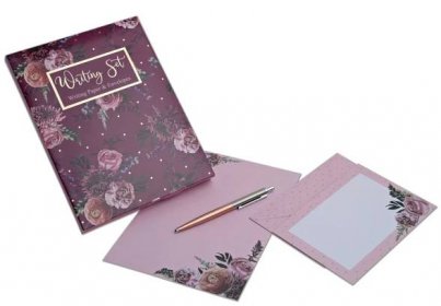 Blushing Rose Writing Set