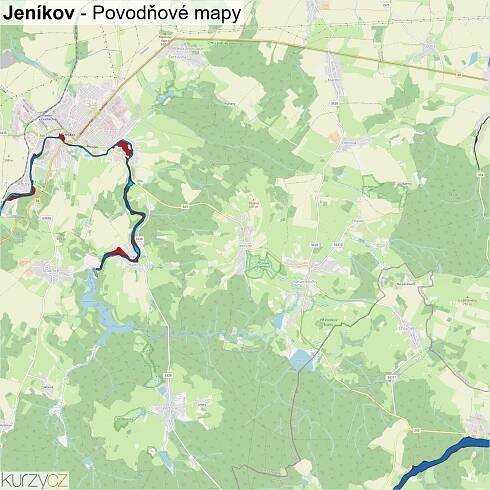 Jeníkov - mapy | Kurzy.cz