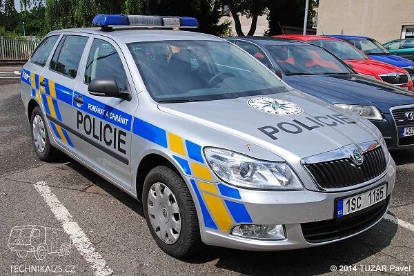 PČR - DI Rakovník - Škoda Octavia II Combi - TECHNIKAIZS.cz