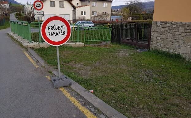 Respektování značek „průjezd zakázán“