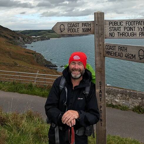Paul’s epic coastal walk to remember his dad
