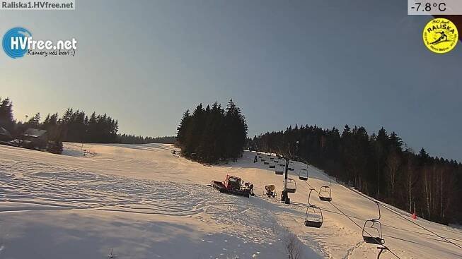 Webkamera Lyžařský areál Rališka - Beskydy