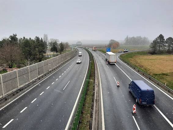 Oprava mostu dálnice D46 kolem Olšan u Prostějova - Ředitelství silnic a dálnic s. p. pro Olomoucký kraj