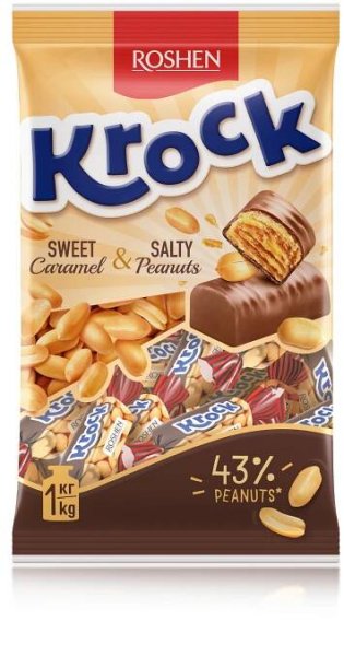 ROSHEN Krock karamel a arašídy 1 kg