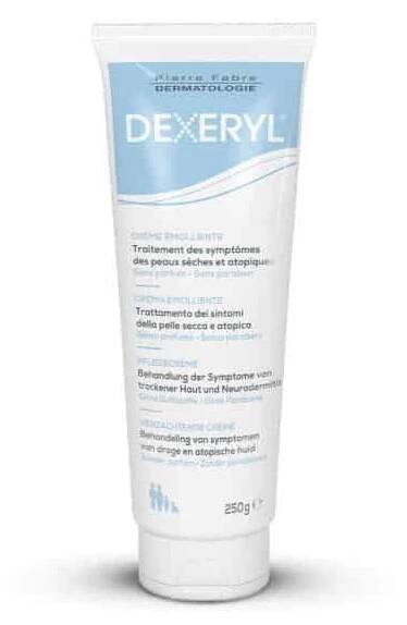Dexeryl, Zvláčňující krém, 250g nebo 500g, Ochranný krém pro suchou pokožku a kožní onemocnění
