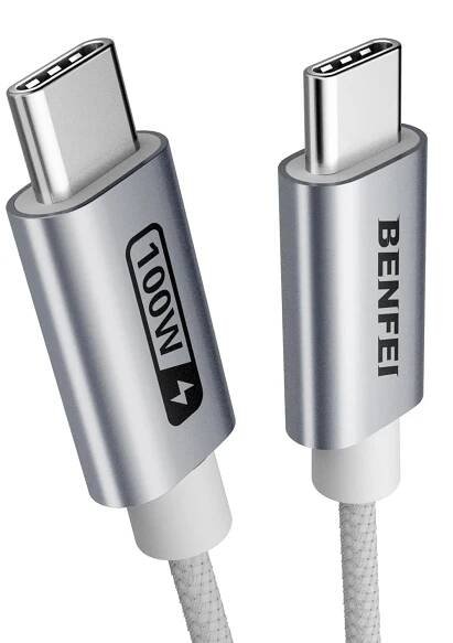 BENFEI kabel USB-C na USB-C 100W, fast charging, délka 1 m