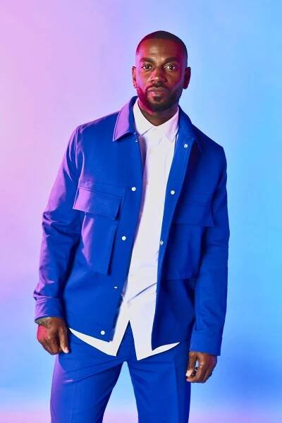 Mo McRae (/name/nm0594895) at The IMDb Portrait Studio at the 2022 Film Independent Spirit Awards