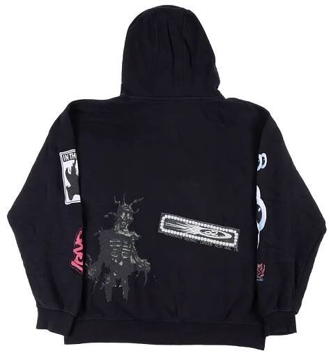 Travis Scott O2 Pure Zip Up Hoodie Black
