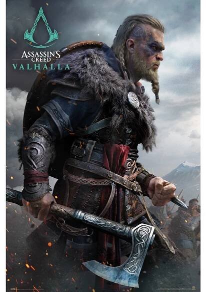 Plakát Assassin's Creed: Valhalla 1 (61 x 91,5 cm) 150g