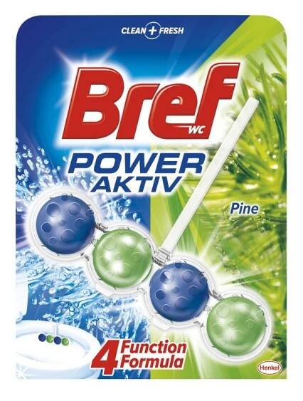 Bref Power Aktiv WC blok Borovica 50g