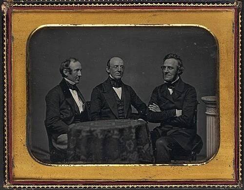 Wendell Phillips, William Lloyd Garrison and George Thompson, 1851. Print Department Collection, Boston Public Library