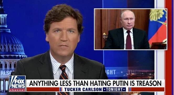 Fox News Hosts Play Down Russia’s Attack on Ukraine