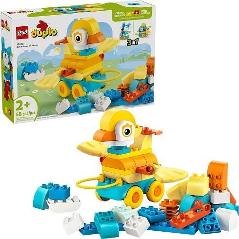 LEGO DUPLO 3v1 10448 ZVÍŘATA NA KOLEČKÁCH