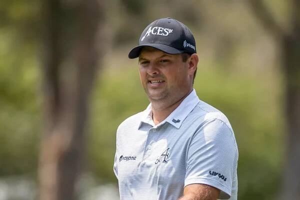 Patrick Reed of the United States reacts during day one of the LIV Golf Invitational - Hong Kong