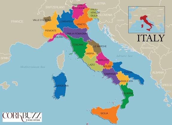 Italian Wine Exploration Map - Travel Advisor