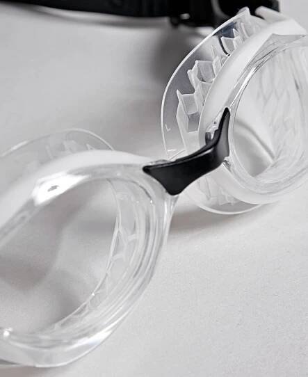 Plavecké brýle arena AIR BOLD SWIPE CLEAR-WHITE-BLACK