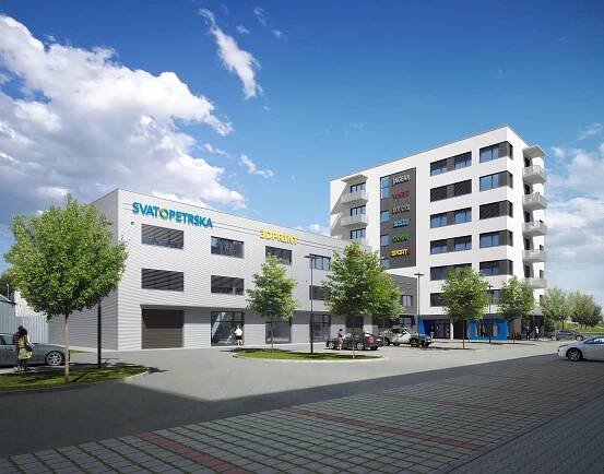 Pronájem skladového prostoru 336 m², Svatopetrská, Brno - Komárov