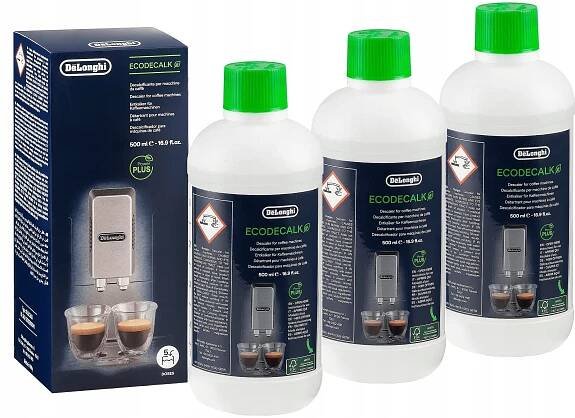 Sada 3 x Odvápňovač kávovaru Delonghi EcoDecalk 500 ml