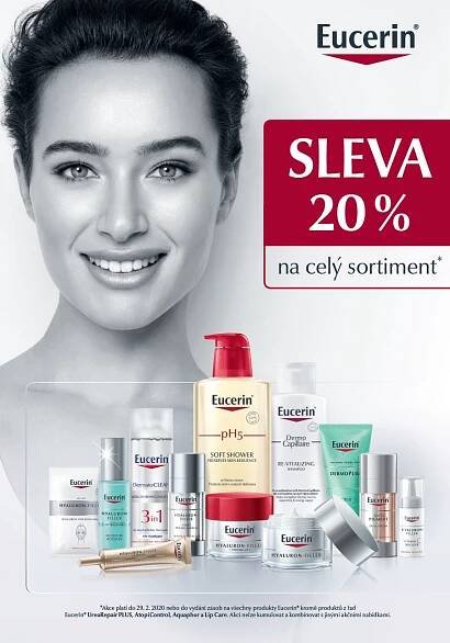 20% sleva na eucerin