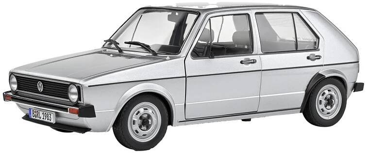 Solido Volkswagen Golf L silber 1:18 model auta